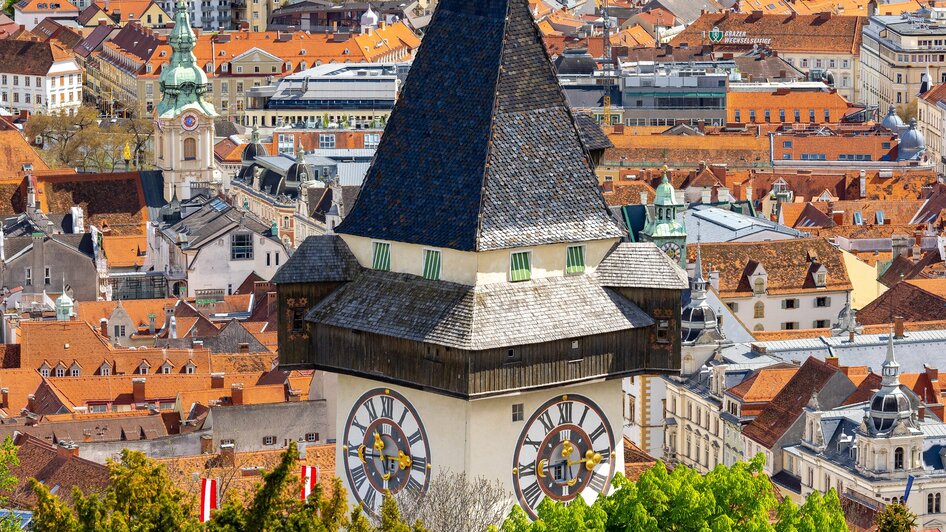 Aussicht vom Schlossberg I Graz