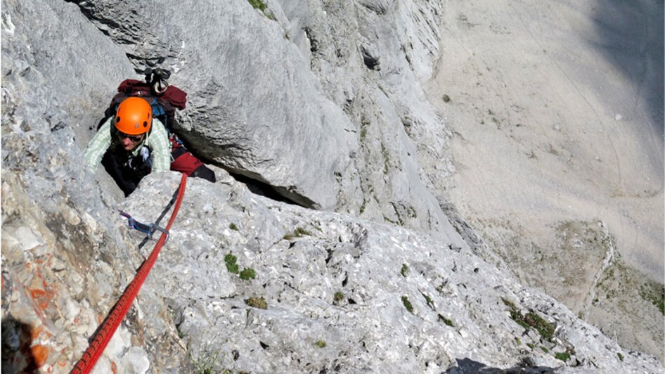 Im Klettersteig erlebt man die Faszination des Berges in einer neuen Dimension. 