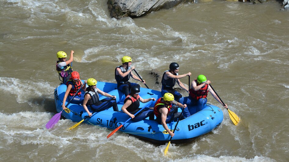 Rafting Boot auf der Enns | © BAC