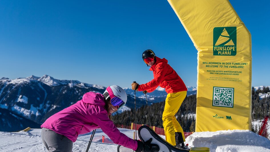 Die Funslope ist ein wenig gemütlicher als das Funcross und bietet Spaß für Groß und Klein | © Christine Höflehner