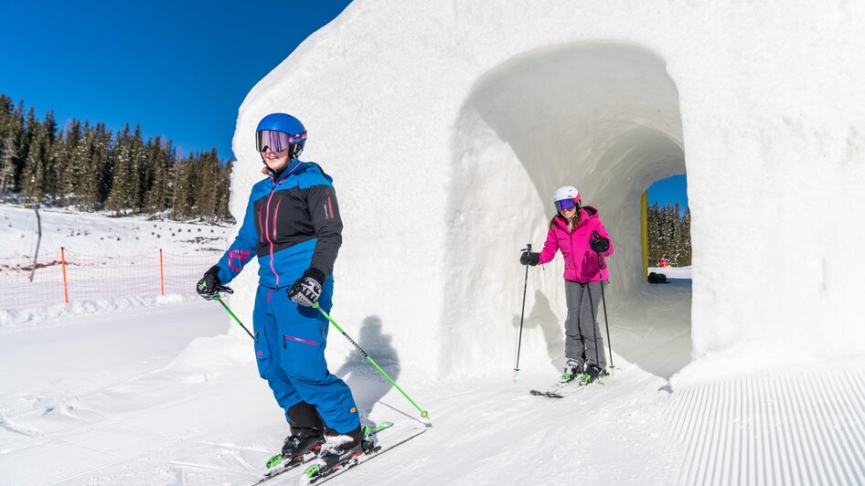 Der Schneetunnel im Funslope | © Christine Höflehner